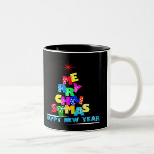 Tasse 2 Couleurs Joyeux Noël Bonne année