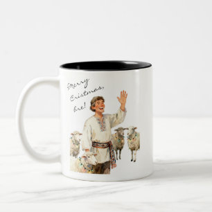 Tasse 2 Couleurs Joyeux Noël, Bre ! - Fête de la diaspora roumaine