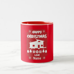 Tasse 2 Couleurs Joyeux Noël de la petite maison