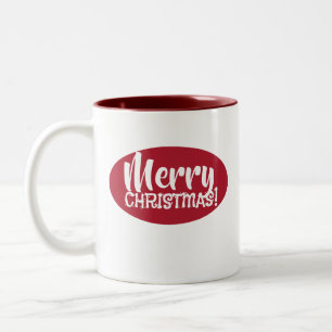Tasse 2 Couleurs Joyeux Noël en Anglais