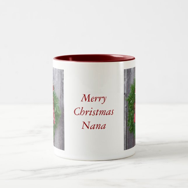 Tasse 2 Couleurs Joyeux Noël Nana (Centre)