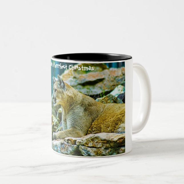 Tasse 2 Couleurs Joyeux Noël parfait (Devant droit)