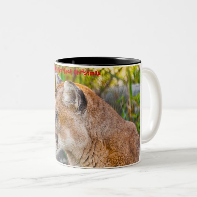 Tasse 2 Couleurs Joyeux Noël parfait (Devant droit)