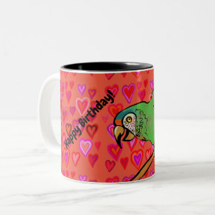 Tasse 2 Couleurs Joyeux perroquet