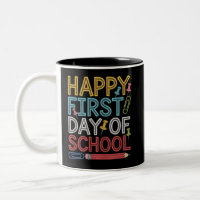Joyeux premier jour d'école Retour à l'école