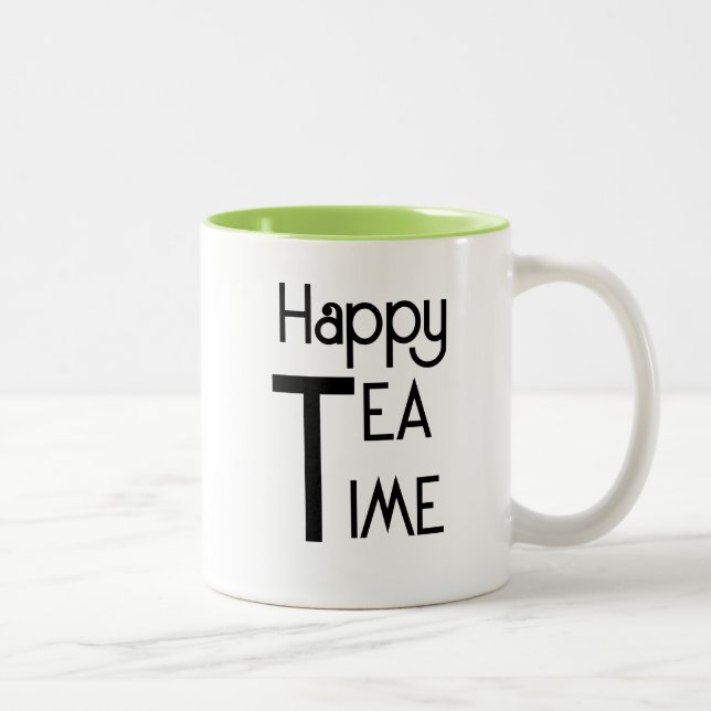 Tasse 2 Couleurs Joyeux Tea Time (Droit)