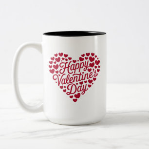 Tasse 2 Couleurs Joyeux Valentines Day Valentine Love Heart