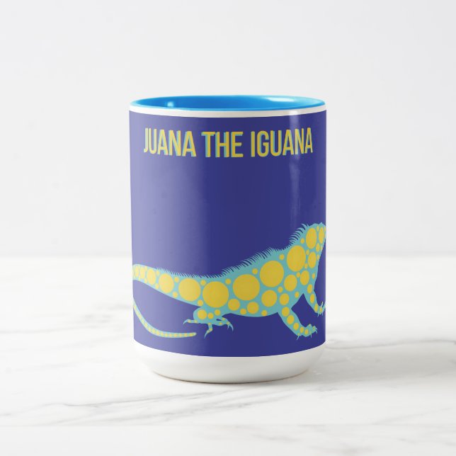 Tasse 2 Couleurs Juana l'Iguane  (Centre)