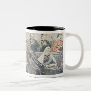Tasse 2 Couleurs Jubilé de la reine d'Angleterre