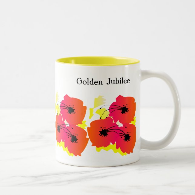 Tasse 2 Couleurs Jubilé d'or des soeurs (50e) (Droit)