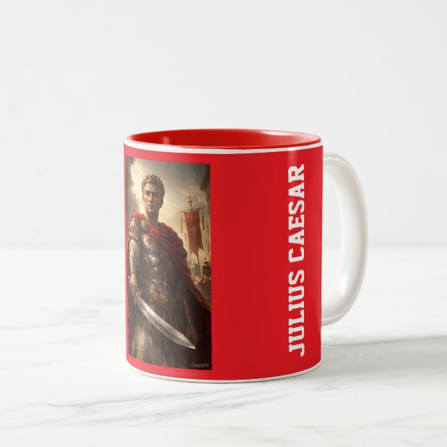 Tasse 2 Couleurs Julius Caesar la fierté de Rome (Devant droit)