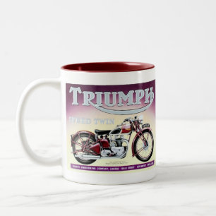 Tasse 2 Couleurs Jumeau de vitesse de Triumph