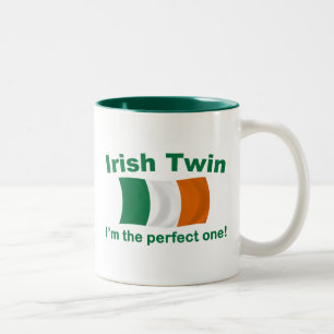 Tasse 2 Couleurs Jumeau irlandais parfait