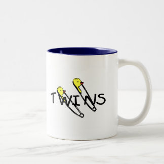 Tasse 2 Couleurs Jumeaux (goupilles)