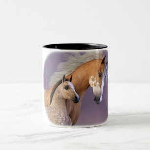 Tasse 2 Couleurs Jument et poulain - Appaloosa
