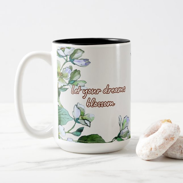 Tasse 2 Couleurs Jusmin Dream Blossom (Avec donut)