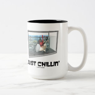 Tasse 2 Couleurs Juste Chillin' (Java Duke Snorkeling Fish Tank)