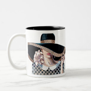 Tasse 2 Couleurs Juste de style par Trish Biddle