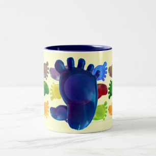 Tasse 2 Couleurs Juste le bon pied