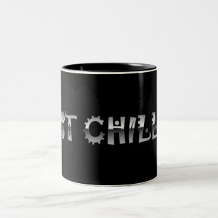 Tasse 2 Couleurs Juste type argenté frais en métal de Chillin