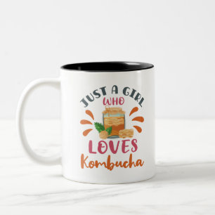 Tasse 2 Couleurs Juste une fille qui aime le thé Kombucha