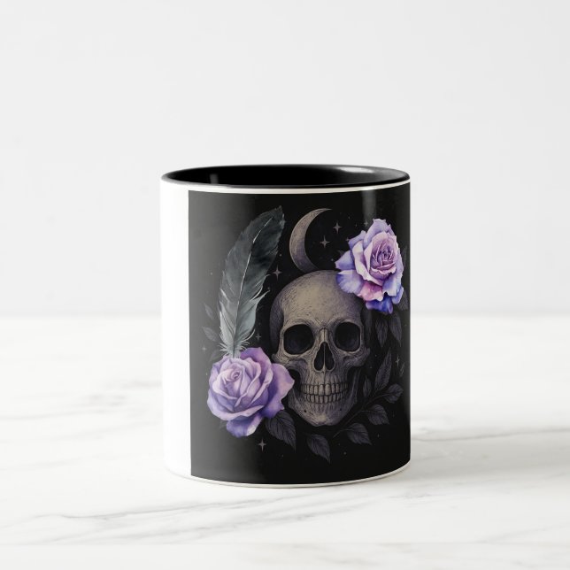 TASSE 2 COULEURS JUTEAU POURPULAIRE (Centre)
