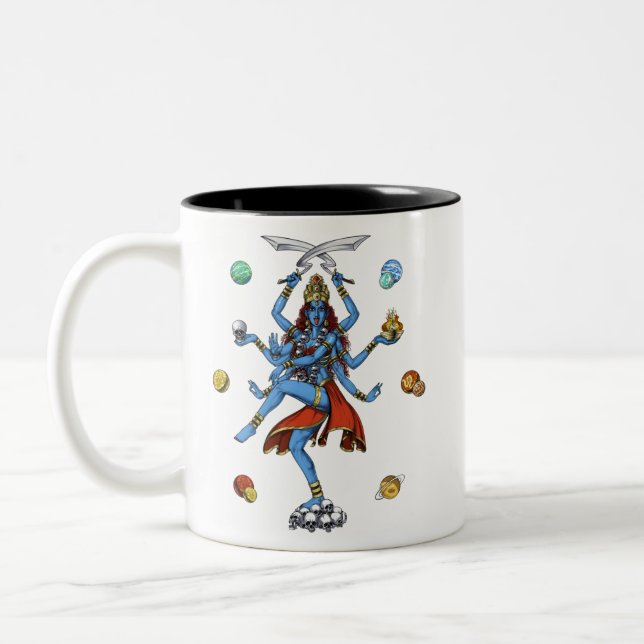 Tasse 2 Couleurs Kali Hindu (Gauche)