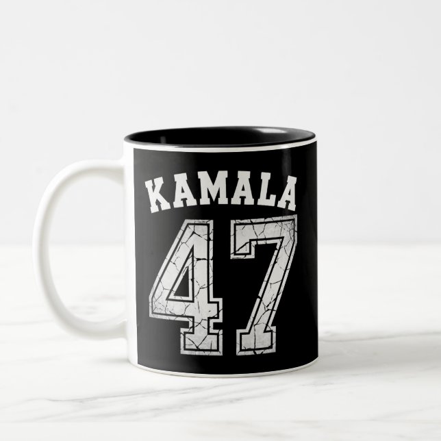 Tasse 2 Couleurs Kamala Harris 47 Pour Président Pour Le Peuple  (Gauche)
