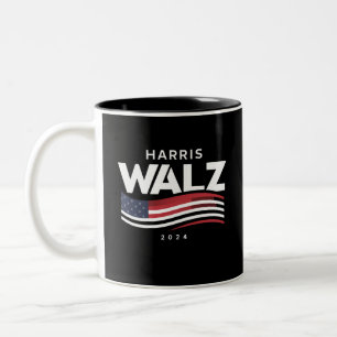 Tasse 2 Couleurs Kamala Harris Tim Walz Valse 2024 Election