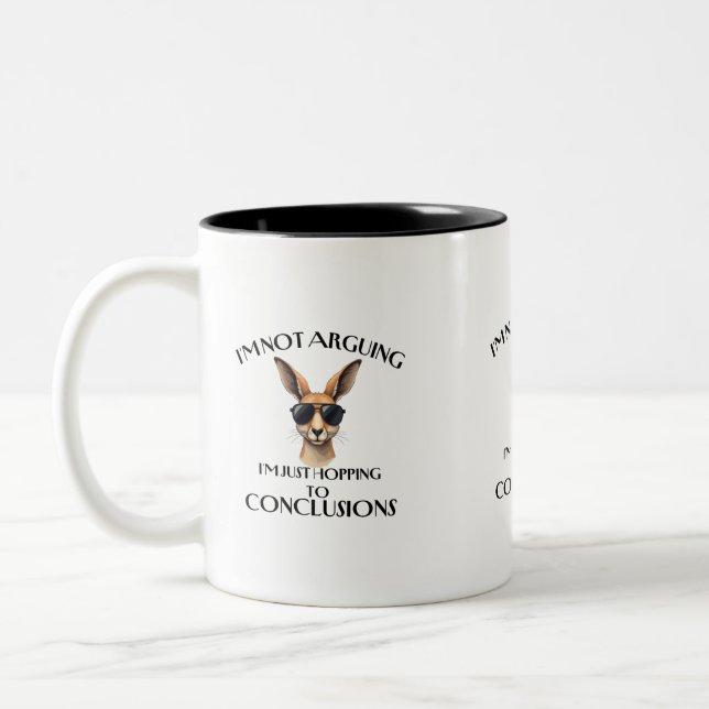 Tasse 2 Couleurs kangourou espoir de conclusion (Gauche)