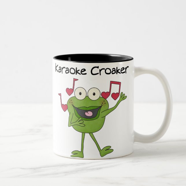 Tasse 2 Couleurs Karaoke Croaker (Droit)