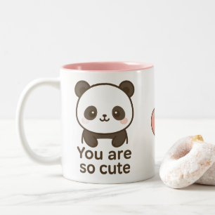 Tasse 2 Couleurs Kawaii Panda - Tu Es Si Mignonne