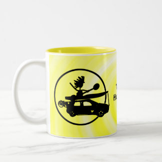 Tasse 2 Couleurs Kayak Bike Car - C'est comme ça que je roule !