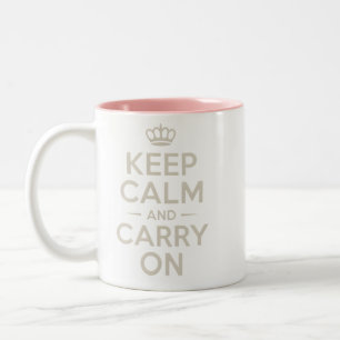 Tasse 2 Couleurs Keep Calm and Carry