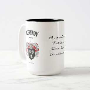 Tasse 2 Couleurs Kennedy Family Crest, Traduction & Signification