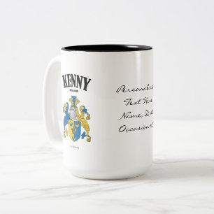Tasse 2 Couleurs Kenny Family Crest, Traduction & Signification