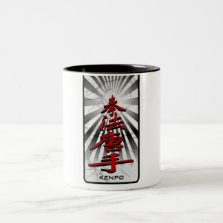 Tasse 2 Couleurs Kenpo-Karate-3D