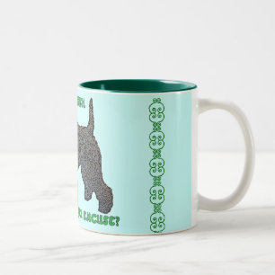TASSE 2 COULEURS KERRY BLUE TERRIER
