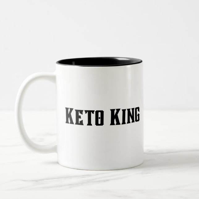 Tasse 2 Couleurs Keto King (Gauche)