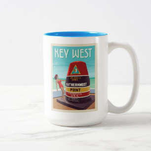 Tasse 2 Couleurs Key West   Floride