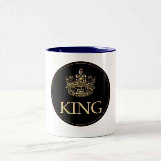 Tasse 2 Couleurs King and Crown Royal Emblem (Centre)