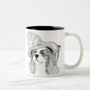 Tasse 2 Couleurs King Charles et Fancy Casquette