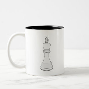Tasse 2 Couleurs King Chess