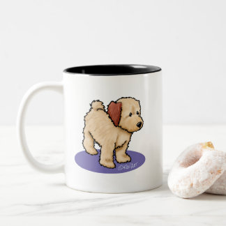 Tasse 2 Couleurs KiniArt Life is Golden DOODLE T-Shirt