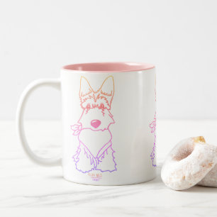 Tasse 2 Couleurs KiniArt Scottish Terrier