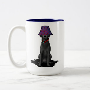 Tasse 2 Couleurs KiniArt Shady Black Lab