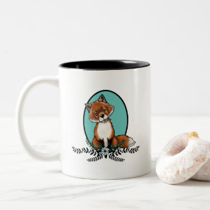 Tasse 2 Couleurs KiniArt Sweet Fox