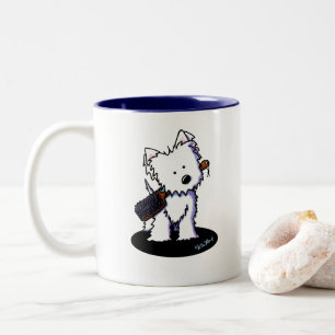 Tasse 2 Couleurs KiniArt Westie Groomer