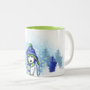 Tasse 2 Couleurs KiniArt Winter Westie