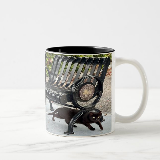 Tasse 2 Couleurs Kitty dans le parc (Droit)